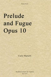 Prelude and Fugue, Op. 10 String Sextet cover